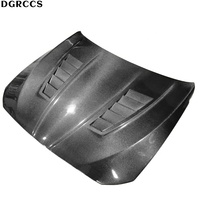 Pour Série 5 F10 F18 M5 2009-2016, capot moteur sport style DTM en fibre de carbone, forme arquée, construction moulée sous vide, facile à installer