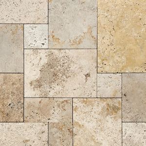 Adoquín de Travertino con Patrón Francés para Paisajismo, Adoquines de Piedra Natural para Piscina y Patio - Product Image 2