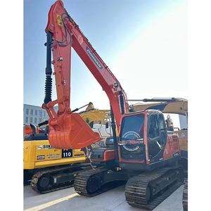 รถขุดมือสอง รุ่นปี 2022 DX150 ราคาถูก เครื่องจักรกลงานวิศวกรรม ปั๊มเกียร์มอเตอร์กำลังสูง 15 ตัน รถขุดเกาหลี DOOSAN DX150LC-9C - Product Image 1
