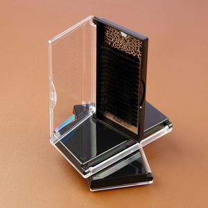 Бархатные кашемировые накладные ресницы, 0,02 русские Накладные ресницы ручной работы, супер черные лотки для ресниц - Product Image 3