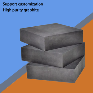 Cường độ cao 0.8mm Kích thước hạt cao than chì tinh khiết khối bôi trơn 36mpa nén cường độ luyện kim ứng dụng than chì - Product Image 1