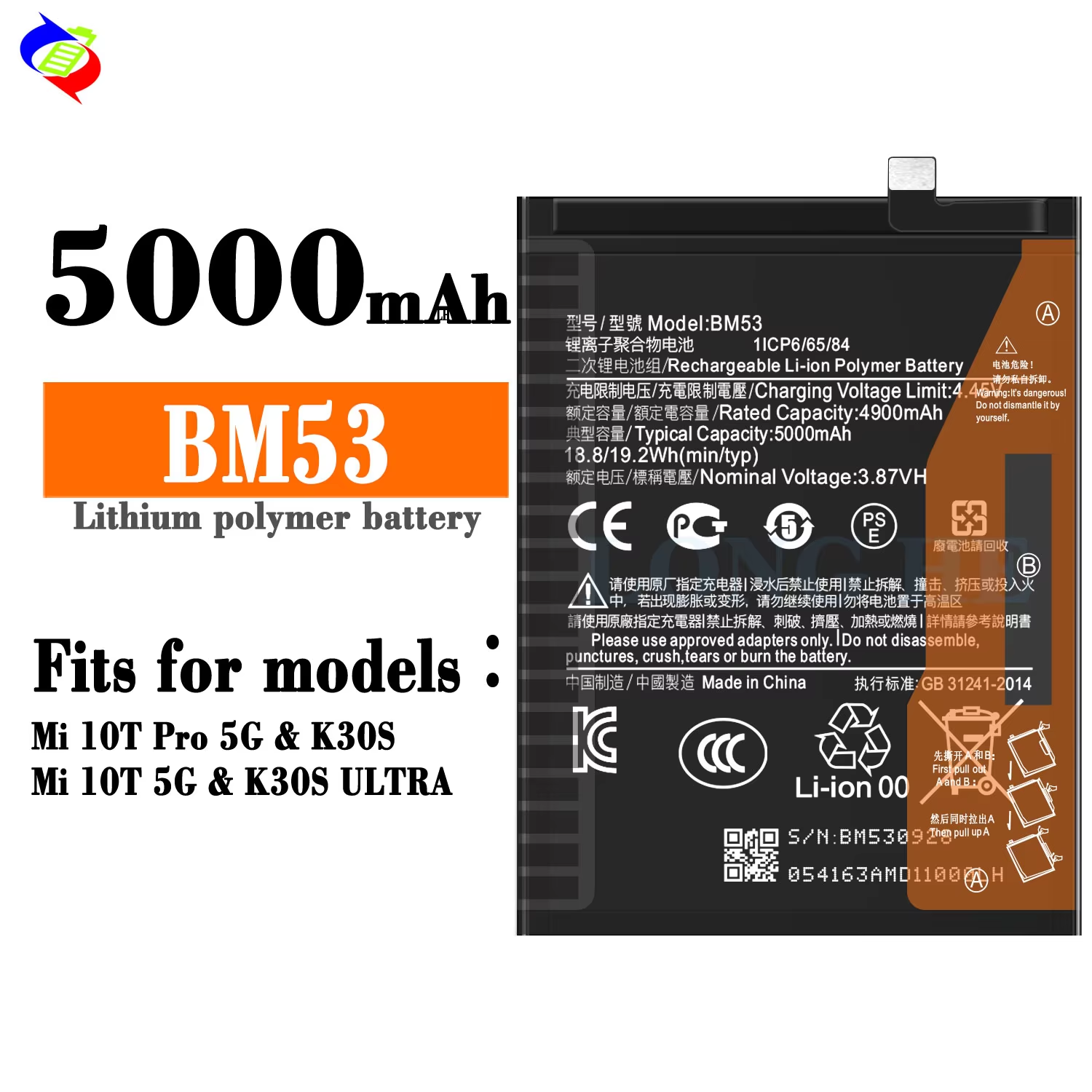 para Xiaomi Mi 10T / 10T Pro / Redmi K30S