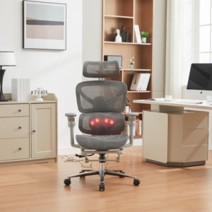 Moderner Klappbarer <span class=keywords><strong>Massage</strong></span>-Bürostuhl mit Ergonomischem Design, Kunststoff, Executive-Stil, 3D-Armlehnen, Verstellbarer Kopfstütze, Gleitender Neigungsfunktion - Product Image 1
