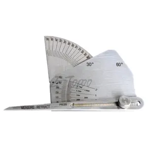 तिरछा-टी पट्टिका वेल्ड गेज वेल्ड कैलकुलेटर वेल्ड माप पद्धति के विषम जोड़ों पट्टिका वेल्ड - Product Image 1