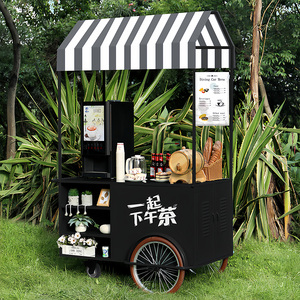 क्लासिक डिजाइन अनुकूलित आउटडोर वेंडिंग कार मोबाइल फूड कार्ट बिक्री के लिए चल रहे स्टॉल - Product Image 5