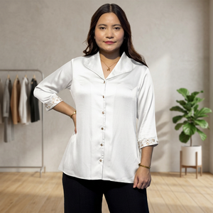 Camisa de Corte Holgado para Mujer con Cierre de Botones para Comodidad Diaria y Estilo Moderno, Compre Directamente del Proveedor - Product Image 2
