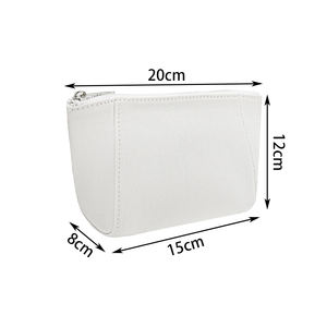 Sac de haute qualité en cuir PU moderne et personnalisé avec logo rose trousse de toilette cosmétique professionnelle pour maquillage pour femmes - Product Image 5