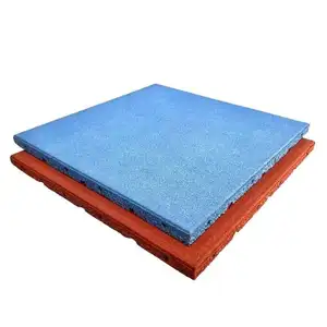 Wholesale Supplier <b>Playground</b> Rubber Flooring Tiles Durable Noise-Absorbing UV-Resistant Rubber Flooring Outdoor Indoor Fitness - Product Image 1