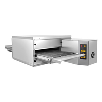 Four à pizza et à hamburgers entièrement automatique commercial, pour la cuisson de pizzas et de hamburgers frais avec des ingrédients à base de maïs, état neuf, pour la vente en gros aux boulangeries