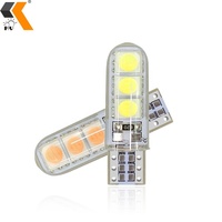 Ampoules LED HOLY PVC T10 5050 6SMD Canbus pour éclairage intérieur de voiture 12V 380LM