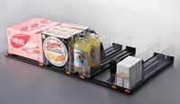 Mise à niveau de l'étagère à soda à double ressort Boîte à boissons Chocolate R Easy Move Pusher System