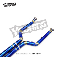 Système d'échappement Catback à soupapes personnalisées pour BMW G90 M5 M6 G99 LCI 4.4T 2024-2025 avec tuyaux en titane OPF, silencieux et télécommande