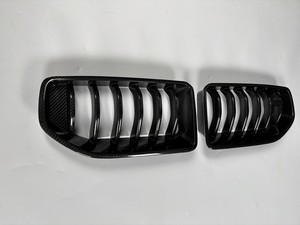 Cho BMW G87 M2 AD khô sợi Carbon phía trước lưới tản nhiệt phía trước Bumper màu đen sợi carbon nướng tản nhiệt lưới tản nhiệt - Product Image 5