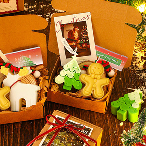 Handmade Aromatherapy <b>Candles</b> Christmas Aromatic Tree Scented <b>Candles</b> Snowflake <b>Candles</b> Gift Set - Product Image 6