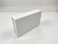 Boîte cadeau rigide de luxe en carton magnétique avec estampage doré, emballage personnalisé pour soins de la peau, perruques, bijoux, avec couvercle à rabat