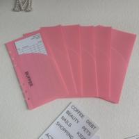 Disponible étanche Durable A6 pour budget classeur enveloppes en espèces pour la budgétisation fermeture éclair enveloppes en espèces enveloppe en espèces sac à main pochette