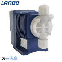 Bomba Dosificadora LANGO ED-M09FE con Señal de Pulso de Diafragma 4-20mA, 20L/H, 24W, Baja Presión, Manguera Flexible, OEM, para Baño de Galvanoplastia