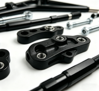 Kit de suspension réglable pour BMW E36 E46, bras de suspension inférieurs avant, biellettes de direction arrière à grand angle, rotule uniball