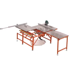 Sierra de mesa plegable portátil para carpintería, sierra de mesa móvil, aserradero, sierra de mesa horizontal portátil para carpintería