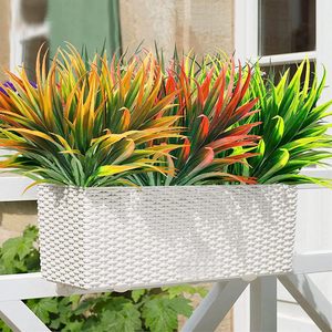 Orquídeas colgantes artificiales decoración interior y exterior flores decorativas - Product Image 2