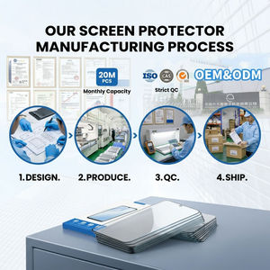 Protection d'écran en verre trempé 9H pour iPhone 18 Series, installation rapide et facile avec applicateur personnalisé en une étape, prix d'usine - Product Image 5