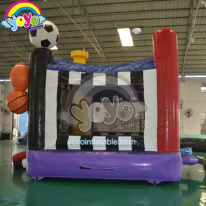 Casa de Brinco Inflable Deluxe de 14 pies con Diseño Deportivo, de PVC de Grado Comercial, Equipo de Centro de Juegos para Niños - Product Image 2