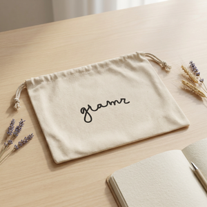 Calico Pouch Cotton Girls <b>Drawstring</b> <b>Bags</b> for Tools Packing Personalised <b>Makeup</b> <b>Bags</b> <b>Drawstring</b> <b>Bags</b> - Product Image 3