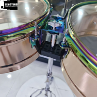 Jingying Factory High-end Professional 13-14 Inch Timbale Percussion Set with Electroplating Process Drum Kit Parts&Accessories