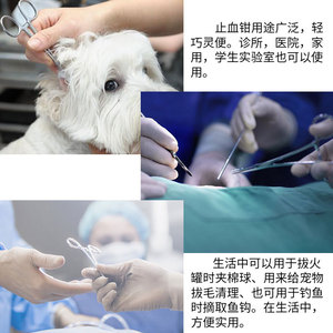 Tijeras de acero inoxidable para arrancar el pelo de las orejas de perros y gatos, herramientas de aseo para mascotas, diseño práctico - Product Image 3