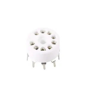 GZC9-A 9-pin Vacuum Tube ceramics Socket for 12AX7 6N3 EL84