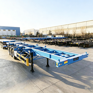 Полуприцеп-скелет для перевозки контейнеров на 2, 3, 4 оси, шасси для 45-футовых контейнеров, полуприцеп-скелет для грузовиков - Product Image 3