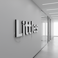 Letras de Canal LED de Neón para Pared Exterior/Interior, Letrero Luminoso 3D, Letrero para Empresa, Letrero para Tienda de Cigarrillos