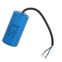 Condensateur de commutation CD60 250V 300uf, condensateur de moteur antidéflagrant, accessoire pour appareils électroménagers, composant électronique fabriqué