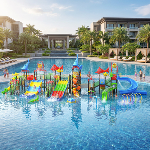 <span class=keywords><strong>Parc</strong></span> <span class=keywords><strong>aquatique</strong></span> géant avec toboggans en fibre de verre pour enfants, équipement de <span class=keywords><strong>parc</strong></span> d'attractions extérieur pour centres de villégiature et parcs - Product Image 1