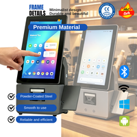 Terminal de point de vente tout-en-un Android 15,6 pouces en gros avec écran tactile, lecteur de codes-barres et QR pour pharmacies, banques et supermarchés