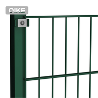 Allemagne enduit de poudre 868 656 double fil d'acier de zinc haute sécurité sécurité moderne industriel maison clôture portails matériel pour le jardin