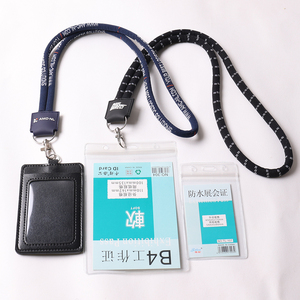 <span class=keywords><strong>Porte</strong></span>-carte d'identité en cuir <span class=keywords><strong>personnalisé</strong></span> avec logo sur mesure, cordon vertical et étui pour <span class=keywords><strong>badge</strong></span> – Idéal pour les cadeaux d'entreprise et les événements - Product Image 5