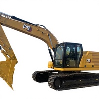 Excavatrice sur chenilles hydraulique CAT 323GC 23 tonnes, réservoir de carburant 345L, godet 1,30 m³, bon état, moteur C7 1 d'origine en stock