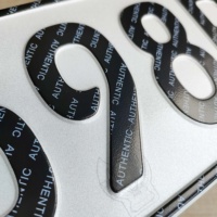 Plaques d'immatriculation personnalisées et réfléchissantes pour moto et voiture, gravées sur mesure, pour les appels d'offres gouvernementales au Congo