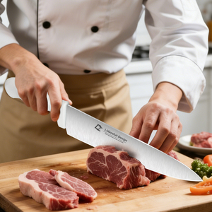 Cuchillo de carnicero multifuncional de acero inoxidable con mango ergonómico de PP, 10 pulgadas, el más vendido al por mayor de fábrica, personalizable - Product Image 1