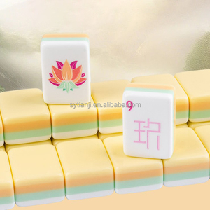 Juego de Mahjong Topaz Cool, el Más Vendido, Acrílico, Grabado Americano, de 4 Capas, 160 Piezas, Premium, para Jugar - Product Image 2