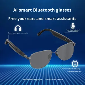 Occhiali Smart Comodi con Cuffie Audio per Interpretazione Simultanea e Traduzione AI - Occhiali da Sole Smart di Tendenza 2026 - Product Image 4