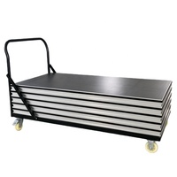 Chariot de scène roulant pour plateformes de scène de 4x8 pieds, chariot de scène