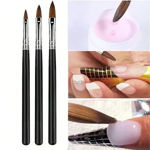 3/5PCS Acrylic Nail <b>Brushes</b> Set for Acrylic Powder Nail Glue Acrylic Application/Extension/Carving Nail Professional <b>Brushes</b> 15/ - Product Image 1