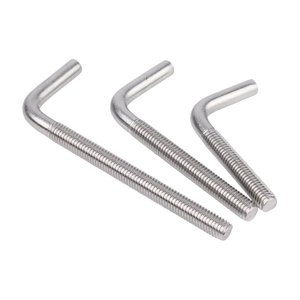 Tornillos de Acero Inoxidable 304 Tipo 7, Pernos en Ángulo Recto, Pernos Tipo L, Pernos de Anclaje Tipo J, M4, M5, M6, M8, M10, M12, Fabricantes de Fijaciones - Product Image 1