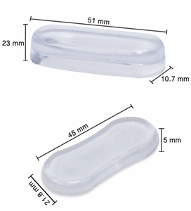 5 pièces/ensemble tampons de siège de toilette pare-chocs de remplacement de siège, pare-chocs de siège bouchons universels, <span class=keywords><strong>Kit</strong></span> de pare-chocs de siège de toilette - Product Image 3