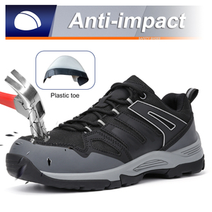 Zapatos de Seguridad JIANKUN de Alta Calidad, Microfibra y Malla, Transpirables, Anti-Aplastamiento/Pinchazos, Antideslizantes, EVA+Goma - Product Image 2