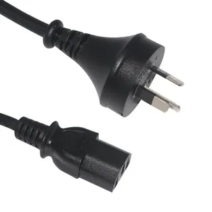 Australia 3 Pin Plug SAA Approval 10A 250V au iec c13 power cord extension plug for c13 cable