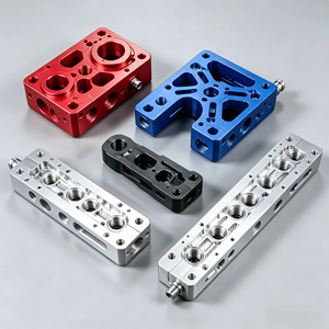 OEM CNC Milling Wire EDM Aluminum Valve Manifold <b>Block</b> Multi-Color Anodized Hydraulic Manifold for Pneumatic Hydraulic Equipment - Product Image 3