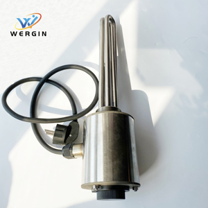 Resistencia Industrial de 1000W 2000W, Calentador de Inmersión Eléctrico con Brida y Control de Temperatura - Product Image 3